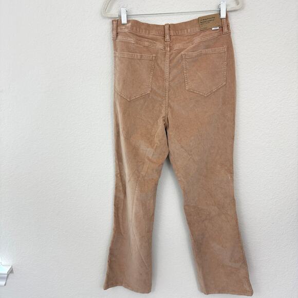 L.L. Bean Womens Everyday Corduroy Pant Size 14 Stretch Neutral Fall Camel Brown - Picture 4 of 8
